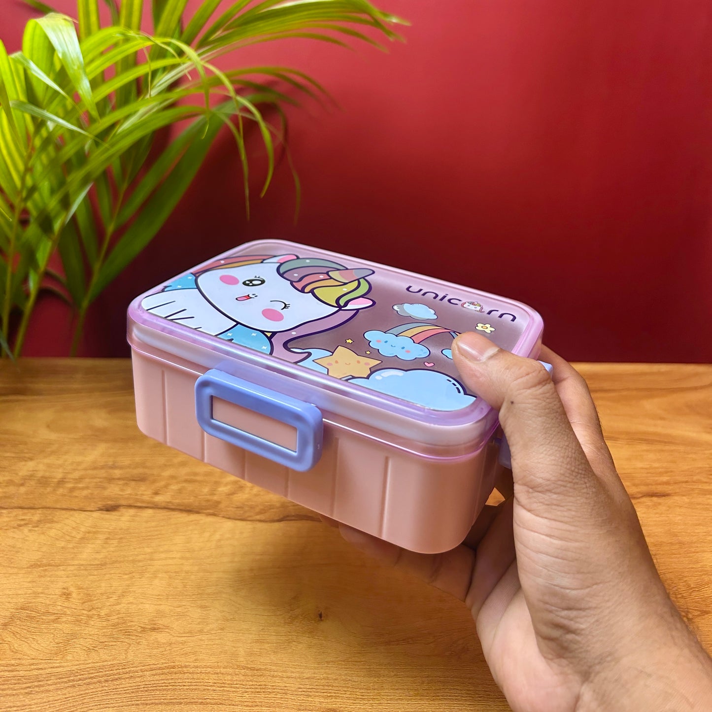 Kids Character 2 Compartment Stainless Steel Bento Lunch Box