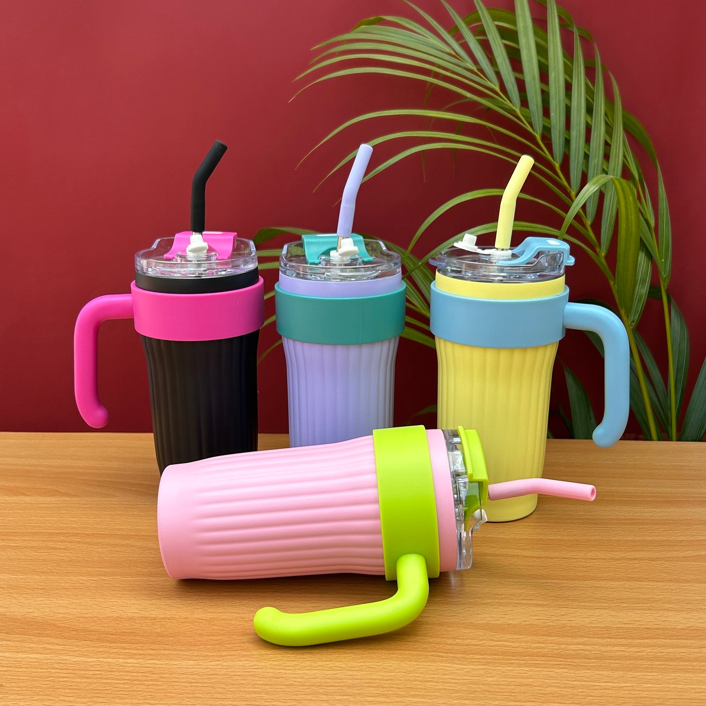 ColourMingle Insulated Tumbler With handle