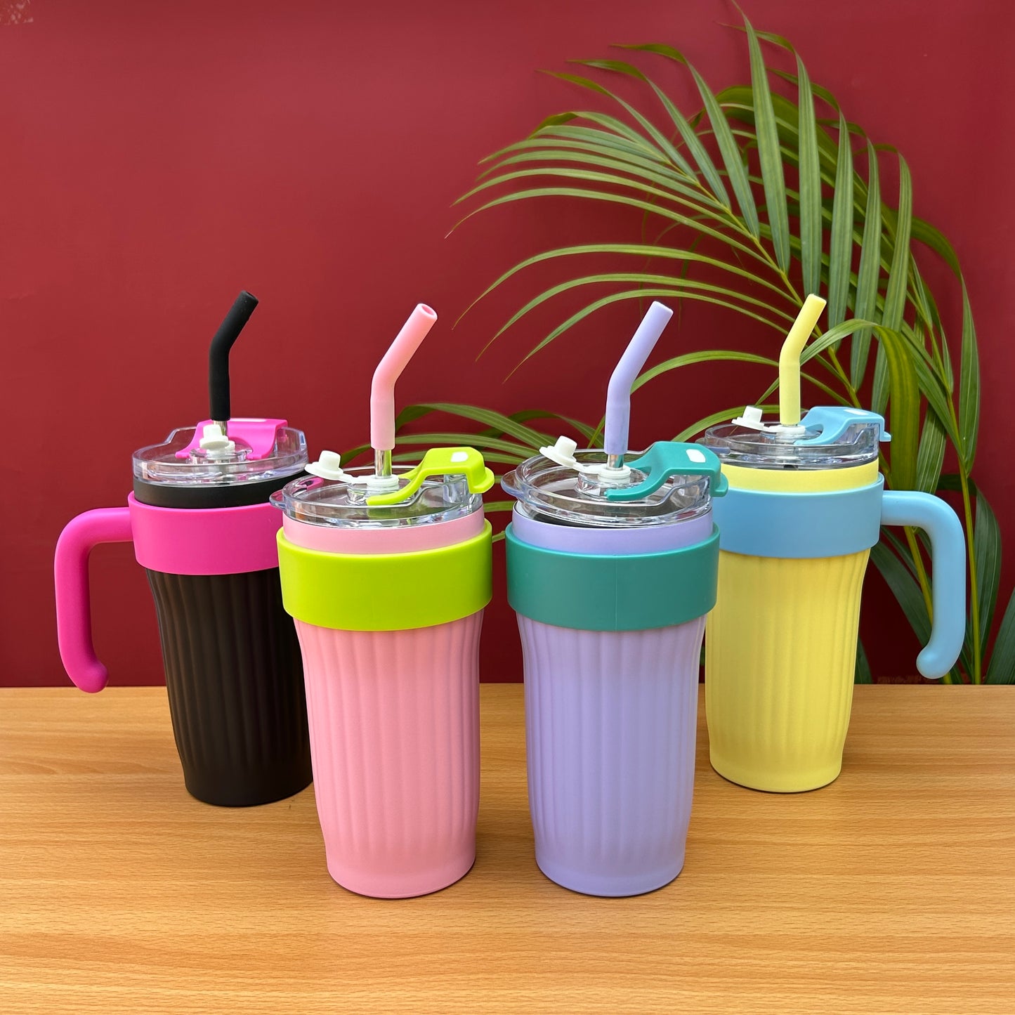 ColourMingle Insulated Tumbler With handle