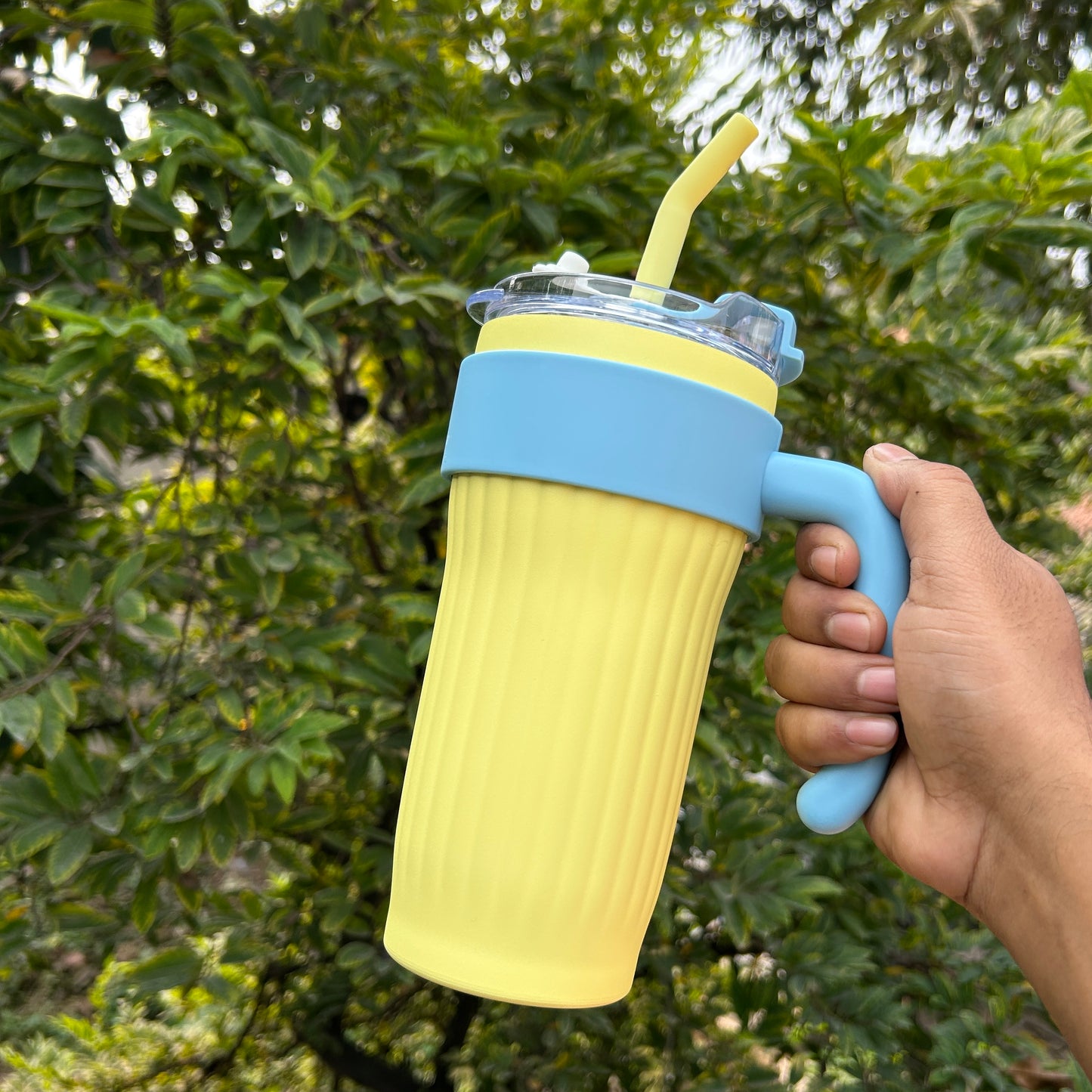 ColourMingle Insulated Tumbler With handle